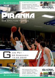 hapa Ansbach Piranhas - Playdown-Spieltag 1: SB Rosenheim | 2021/22