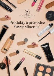 Produkty a průvodce Savvy Minerals