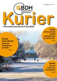 Ausgabe 1/2 2010 - BDH