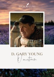 Broșura `Moștenirea lui D. Gary Young`