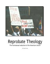 Reprobate Theology - Defend the Family