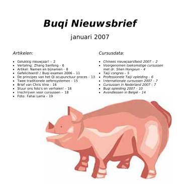 Buqi Nieuwsbrief