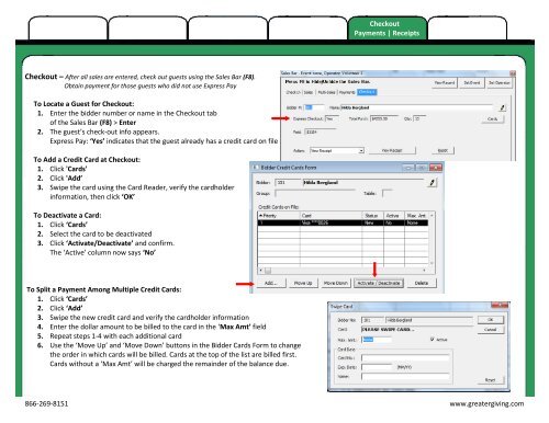 Quick Start Guide - Greater Giving