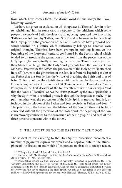 The Trinitarian Theology of Saint Thomas Aquinas - El Camino ...