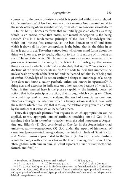 The Trinitarian Theology of Saint Thomas Aquinas - El Camino ...