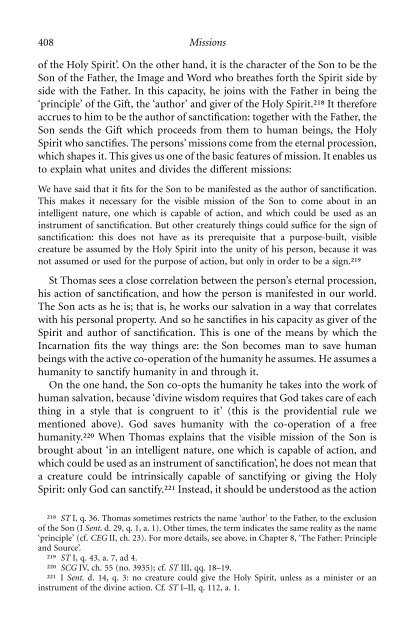 The Trinitarian Theology of Saint Thomas Aquinas - El Camino ...