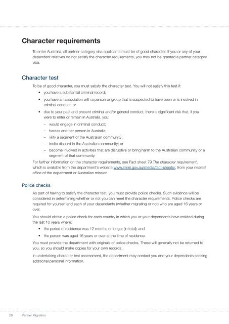 1127 - Partner Migration - Booklet 1 - Department of Immigration ...