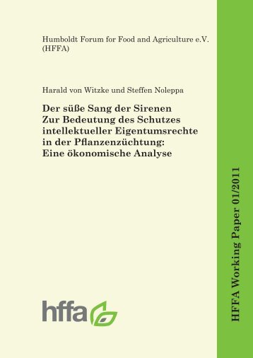 Der süße Sang der Sirenen Zur Bedeutung des Schutzes ... - hffa.info