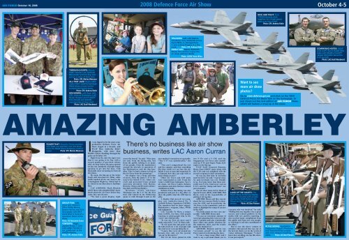 Amberley goes on show in style - Department of Defence