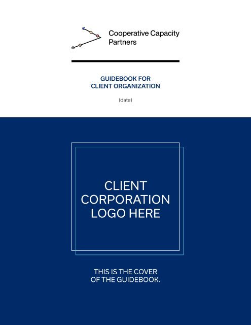 An Example CCP Guidebook for Building Organizational Performance