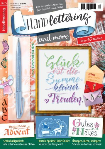„Handlettering and more“ Ausgabe 24