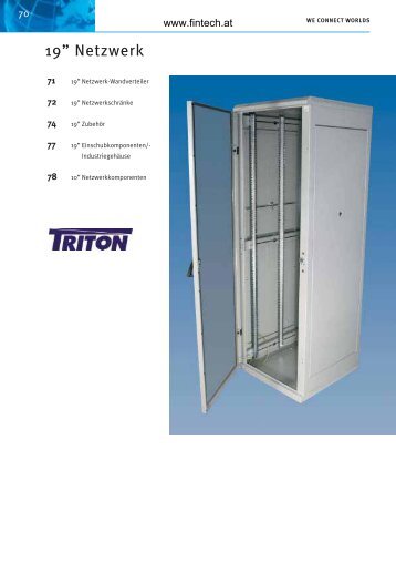Triton 19" Produktflyer (205 Kbyte) - Fintech