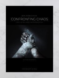 Confronting Chaos FULL SCORE