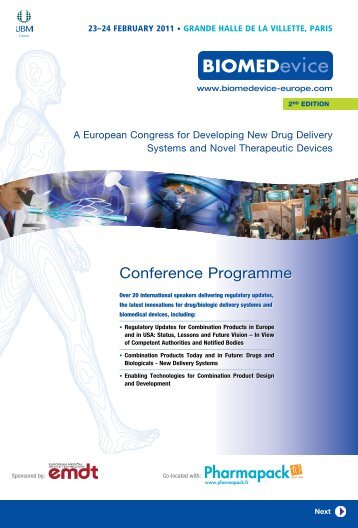 Download the 2011 Conference Brochure - UBM Canon Events
