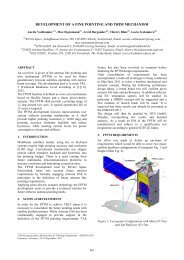 DEVELOPMENT OF A FINE POINTING AND TRIM MECHANISM