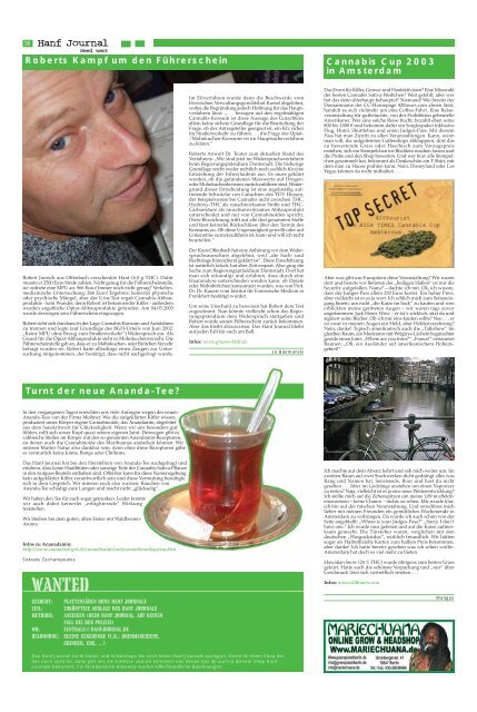 Hanfjournal 01/04