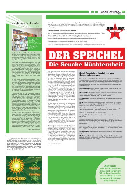 der speichel - Hanfjournal