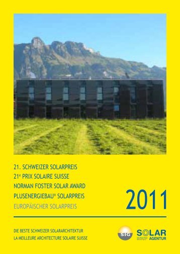 Schweizer Solarpreispublikation 2011 (PDF - bitte anklicken)