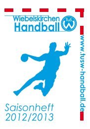 Männliche Jugend D - TuS Wiebelskirchen Handball