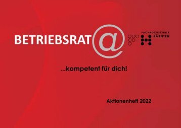FH Kärnten - Aktionsheft 2022