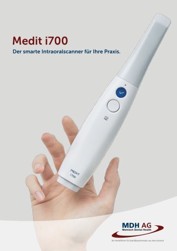 Intraoralscanner Medit i700 - Informationsflyer