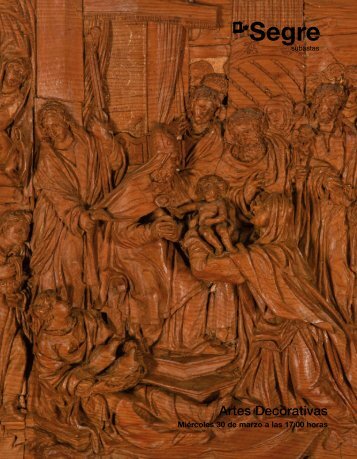 Subasta artes decorativas Marzo 2022