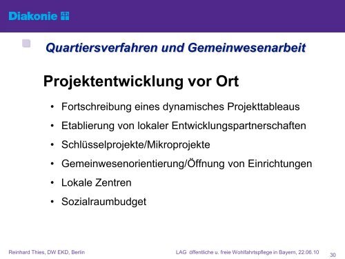 Diakonie PowerPoint-Vorlage - Wohnungslosenhilfe