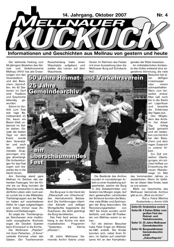 Kuckuck_04_07.qxd (Page 1) - Mellnau - Das Tor zum Burgwald
