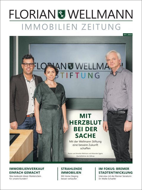 Florian Wellmann Immobilienzeitung März 2022 Bremen