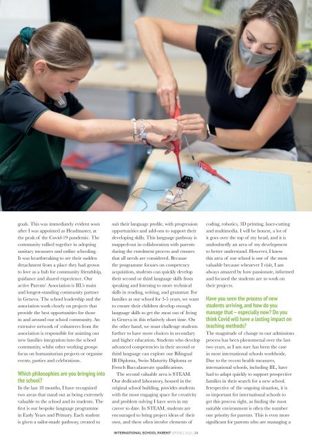 International School Parent Magazine - Spring 2022