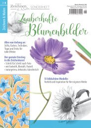 „Freude am Zeichnen & Malen“ Sonderheft Nr. 8 Zauberhafte Blumenbilder