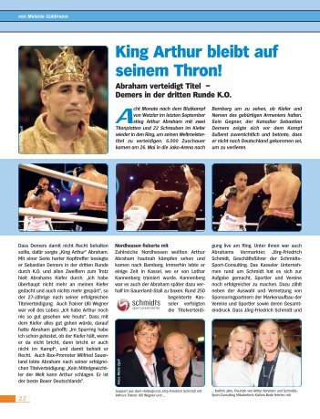 King Arthur bleibt auf seinem Thron! - Agentur Schmidts