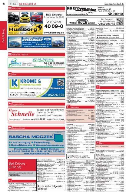 Kreis Höxter Paderborn TB 21/22