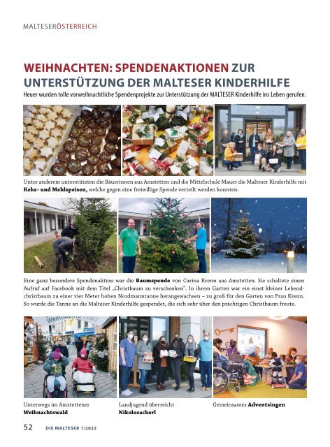 Die Malteser Zeitung 1/2022