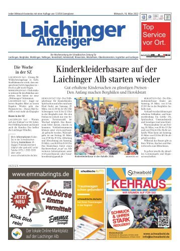 Laichinger Anzeiger 16.03.2022