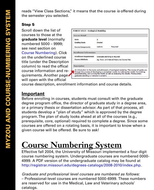 What is myZOU? - Graduate School @ the University of Missouri