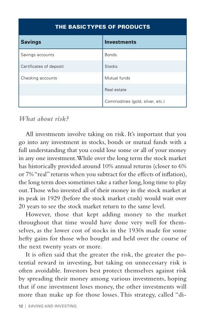 Saving and Investing - Securities and Exchange Commission