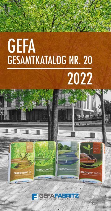 Innovative Lösungen für den GaLaBau Gesamtkatalog 2022