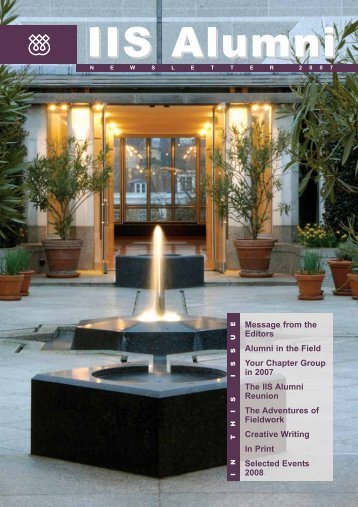 IIS Alumni Newsletter 2007