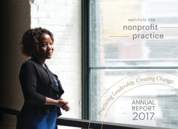 Institute for Nonprofit Practice Annual Report