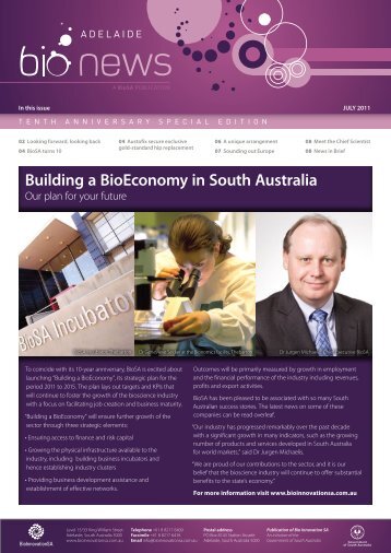 Bionews - July 2011 - Bio Innovation SA