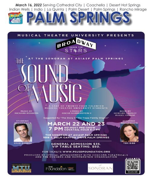 March 16, 2022, This week in sunny Palm Springs