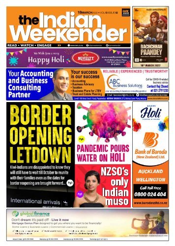The Indian Weekender, 18 March 2022