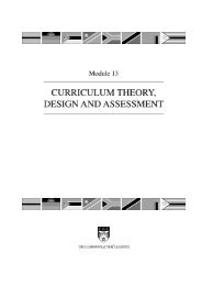 unit 6:curriculum implementation - Commonwealth of Learning