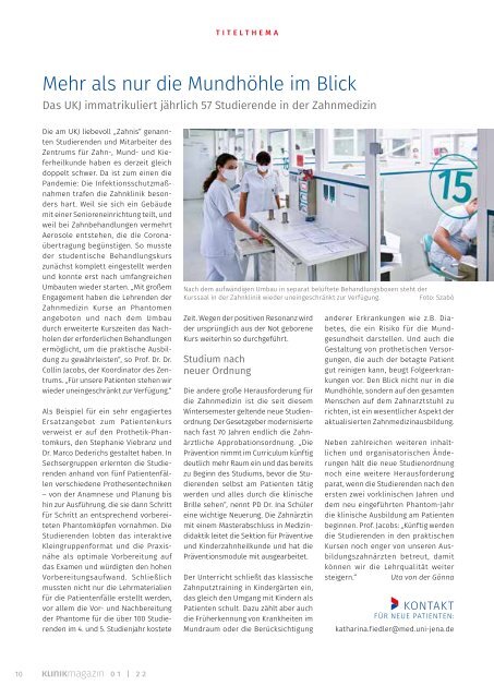 UKJ-Klinikmagazin 1/2022