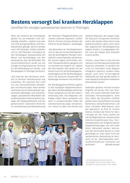 UKJ-Klinikmagazin 1/2022