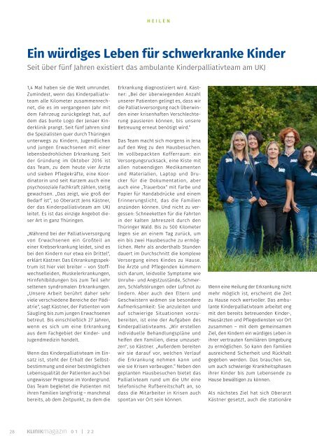 UKJ-Klinikmagazin 1/2022