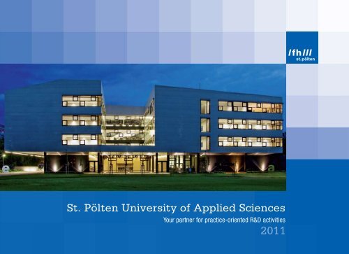 2011 St. Pölten University of Applied Sciences - Fachhochschule St ...