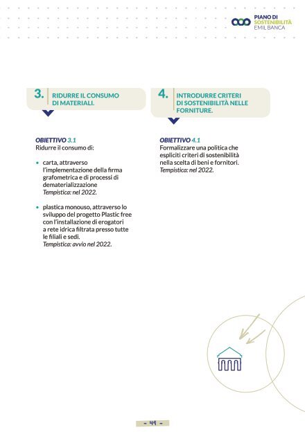 Piano di sostenibilità 2022-24 di Emil Banca