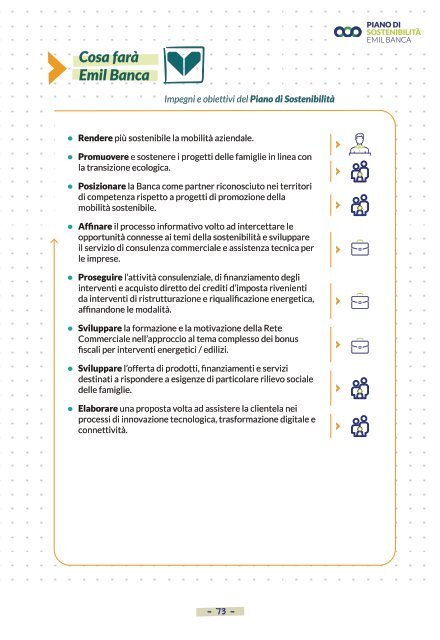 Piano di sostenibilità 2022-24 di Emil Banca